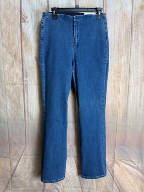 💙NWT NYDJ Marilyn Straight Forever Stretch Dark Blue Jeans Size 8